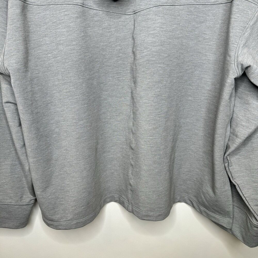 Nike Yoga Dri Fit hoodie hooded sweatshirt gray Pull-over DM7033-073 - Picture 6 of 14